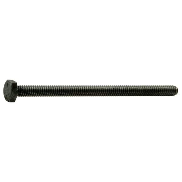 Midwest Fastener Grade 5, 1/4"-20 Hex Head Cap Screw, Plain Steel, 4 in L, 2 PK 39487 - main